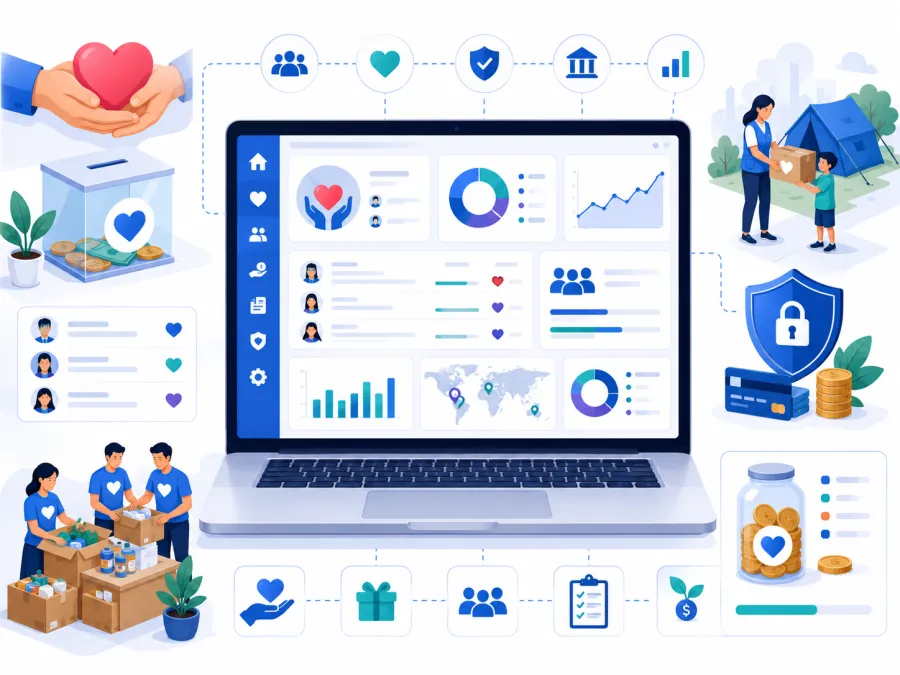 Donation management and 80G receipt software for temples, trusts and NGOs
