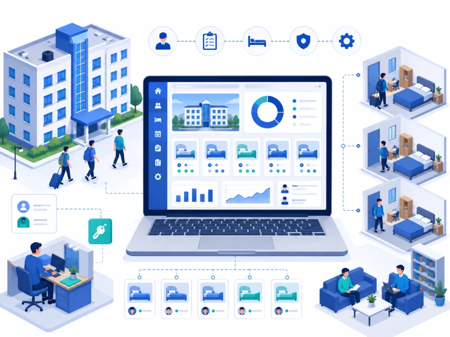 Hostel management software for residential schools, ashrams and trusts