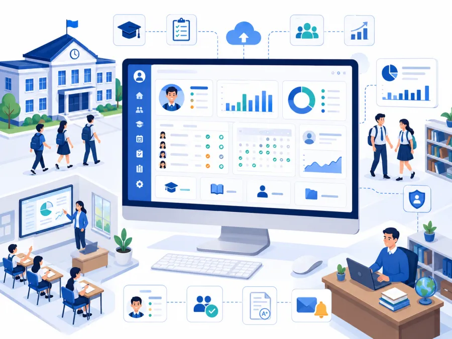 School management software for residential schools, gurukuls and trusts